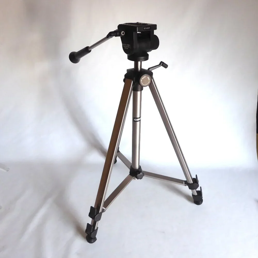 VINTAGE GOLD COAST GT-400P PHOTO VIDEO FLUID ACTION CAMERA TRIPOD STAND 20 - 60